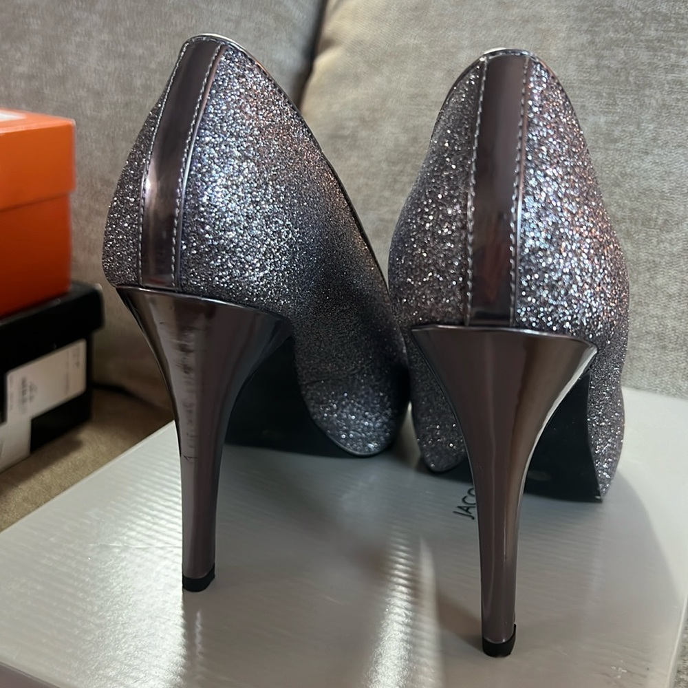 Silver heels
